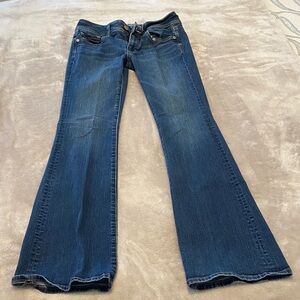 American Eagle Outfitters Dark Blue Flare Jeans